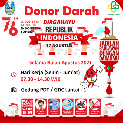Donor Darah Agustus 2021