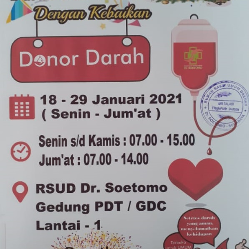 Donor Darah Januari 2021