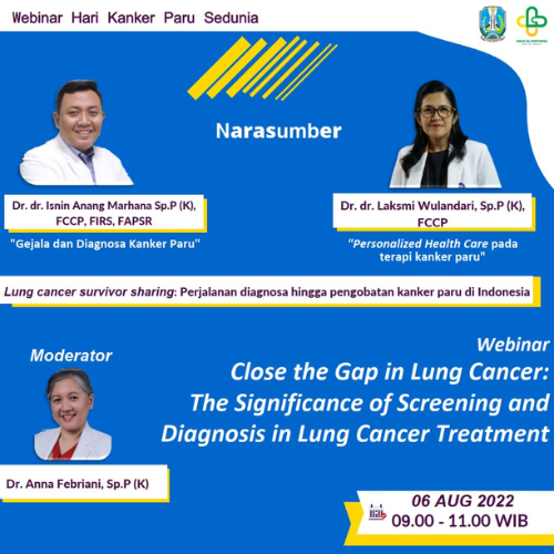 Webinar Close the Gap in Lung Cancer The Significance of Screening and Diagnosis in Lung Cancer Treatment