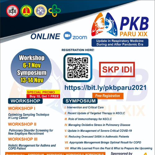 Workshop dan Symposium PKB Paru XIX Update in Respiratory Medicine During and After Pandemic Era