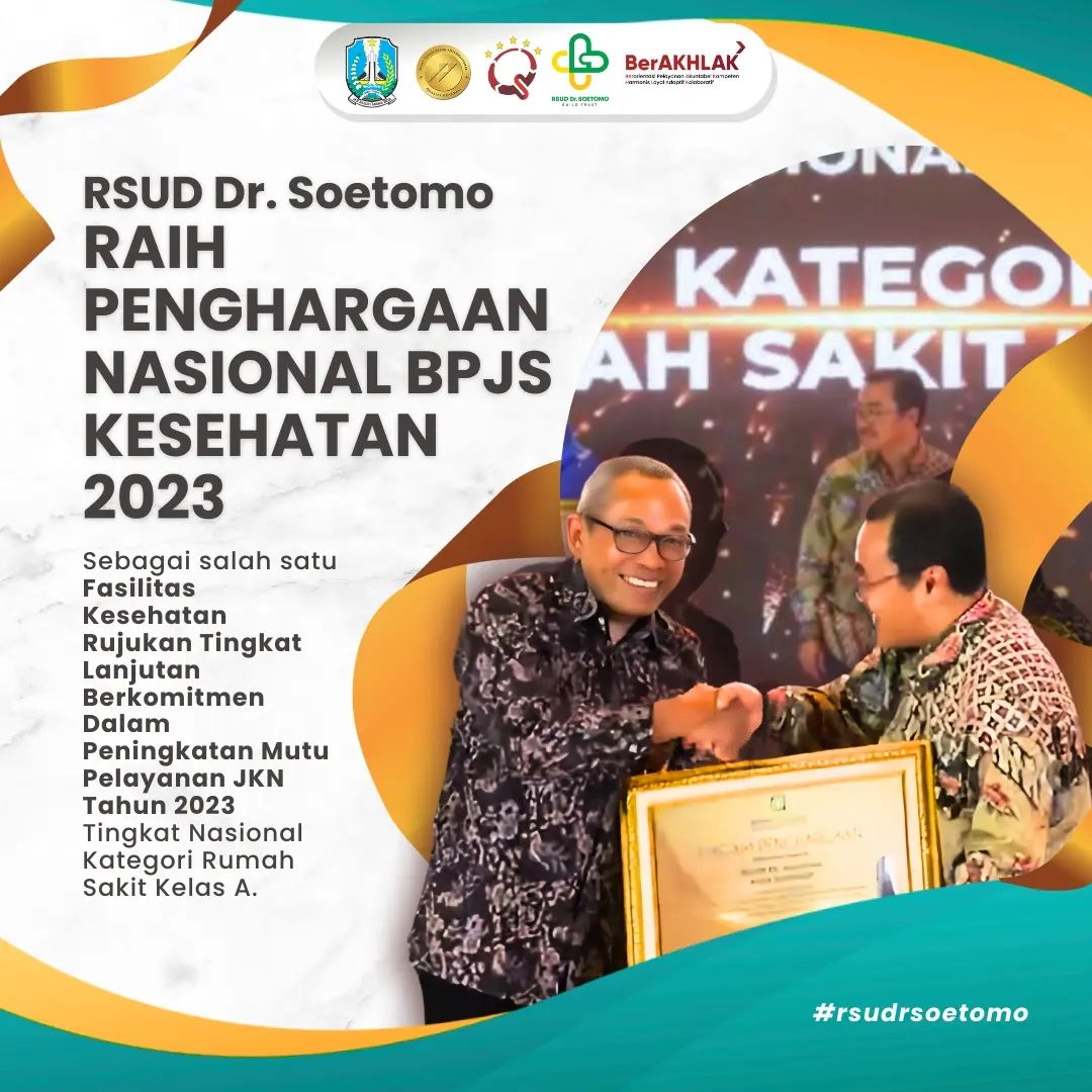 RSUD Dr. Soetomo Raih Penghargaan Nasional BPJS Kesehatan 2023